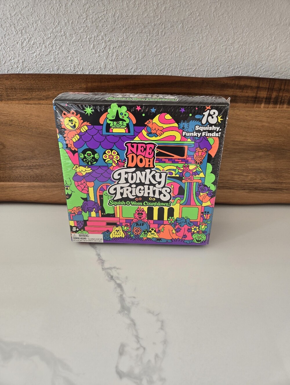 NeeDoh Funky Frights Squish-O-Ween Countdown Advent Calendar 13pc Set NIB